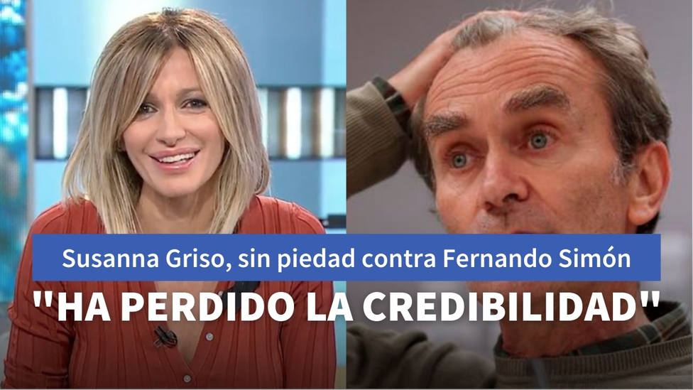 Susanna Griso estalla contra Fernando Simón por sus apariciones televisivas: ¿Tiene sentido que haga surf?