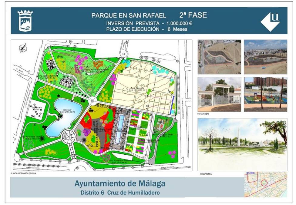 El Ayuntamiento licita la cuarta fase del Parque San Rafael .