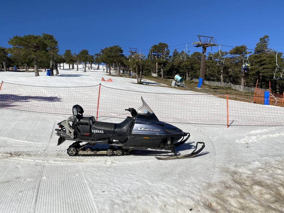 Pista El Telégrafo de la estación de esquí del Puerto de Navacerrada