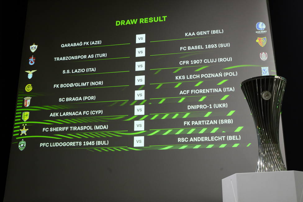 UEFA Europa Conference League playoff draw