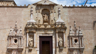 Real Monasterio de Santa Maria de Poblet doorway, Spain