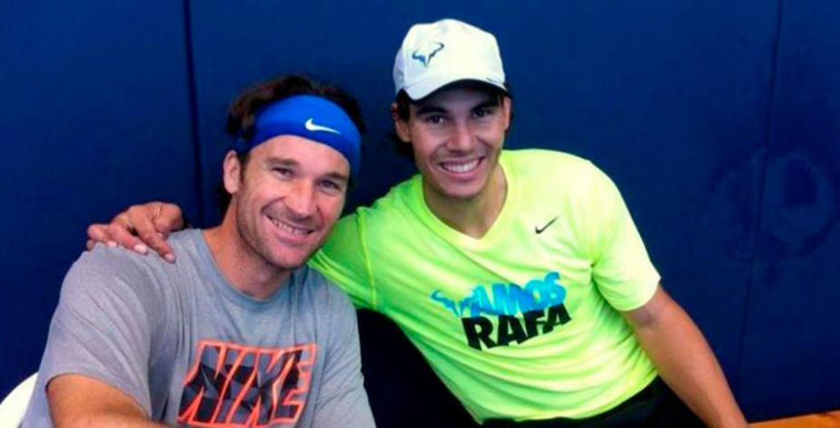 Rafa Nadal y Carlos Moyá trabajarán juntos la próxima temporada. Foto: PuntodeBreak.