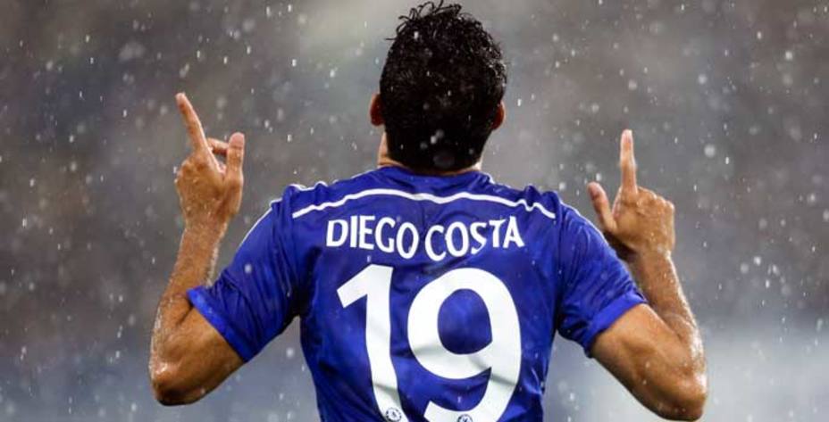 Diego Costa celebra un gol con el Chesea. (Reuters)