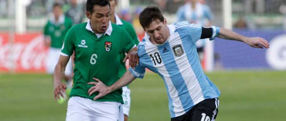 A Messi le perjudicó el exceso de altura en Bolivia (REUTERS)