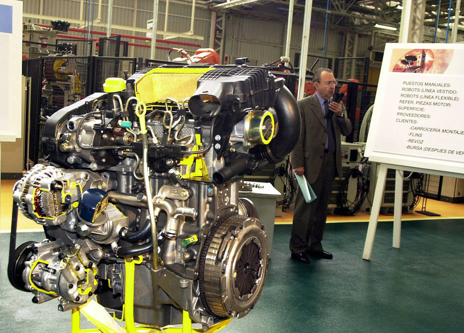El motor diesel K-9k de Renault.