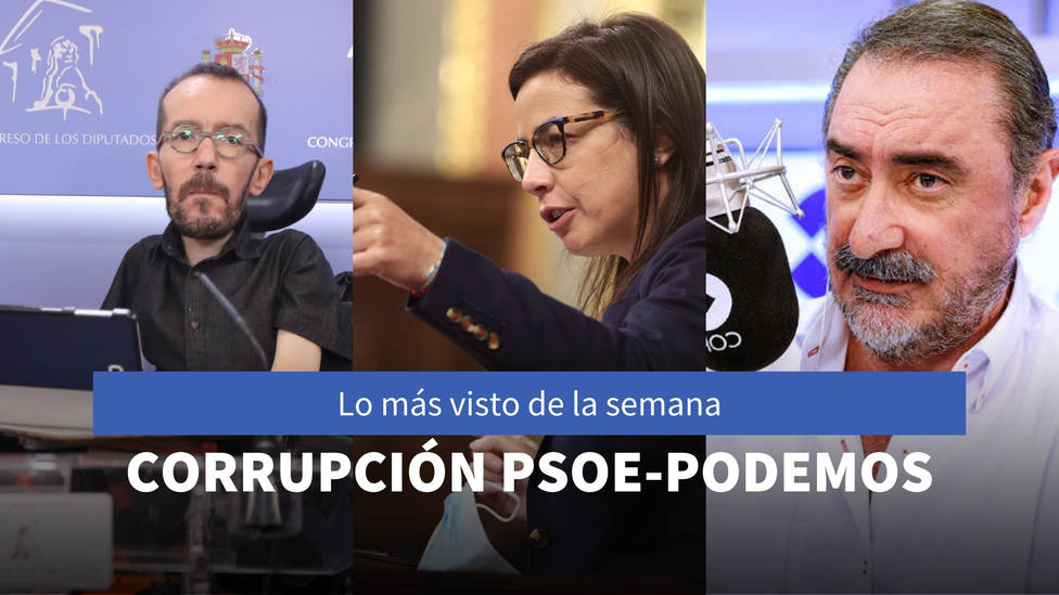 El repaso de Ana Vázquez a las corruptelas de PSOE y Podemos, entre lo más visto de la semana