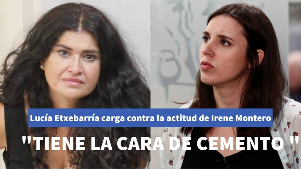 Lucía Etxebarría, aterrada después de que Irene Montero aplaudiera los ladrillazos contra la escritora