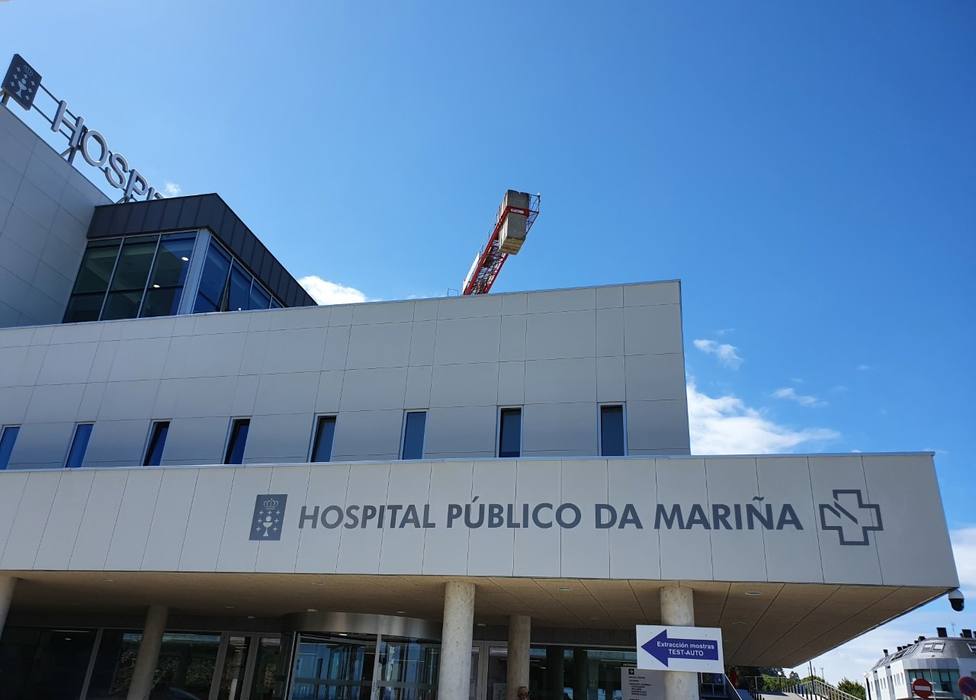 Hospital Público da Mariña, situado en la localidad de Burela