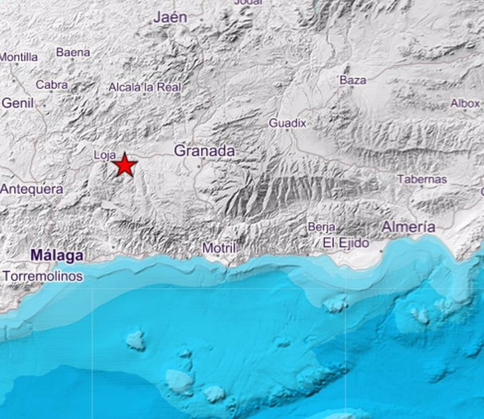 Granada.- Sucesos.- Sentido un terremoto de 3,9 grados de magnitud con epicentro en Salar