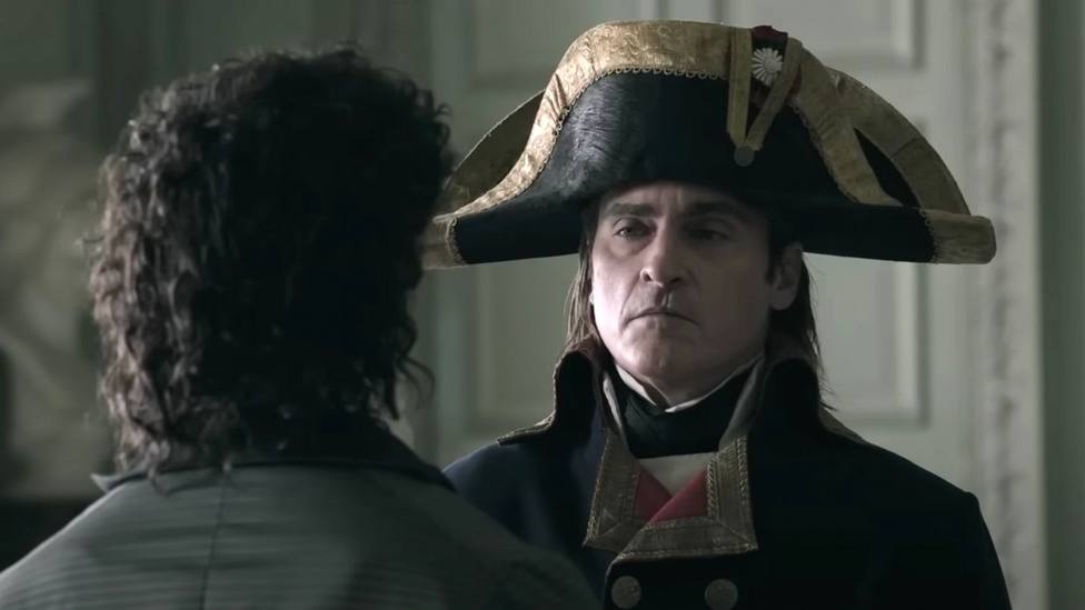 Joaquín Phoenix como Napoleón, en la nueva película de Ridley Scott