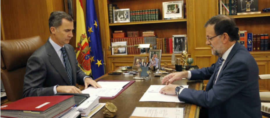 Felipe VI y Mariano Rajoy - EFE