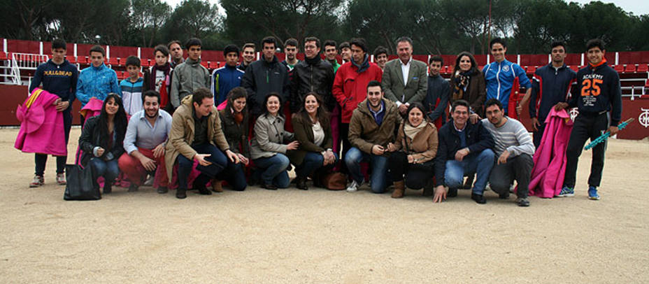 La Escuela de Tauromaquia de Madrid también fue visitada por los alumnos