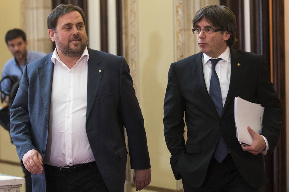 El Supremo confirma el procesamiento por rebelión de Puigdemont y Junqueras