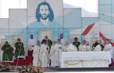 El papa Francisco oficia la misa de cierre de la Jornada Mundial de la Juventud