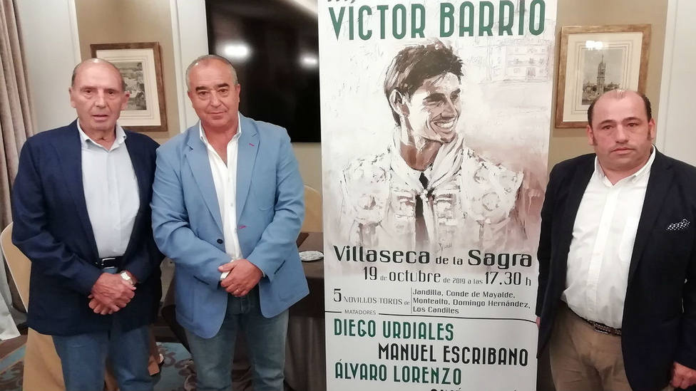 Acto de presentación del cartel del III Memorial Taurino Víctor Barrio que acogerá Villaseca de la Sagra