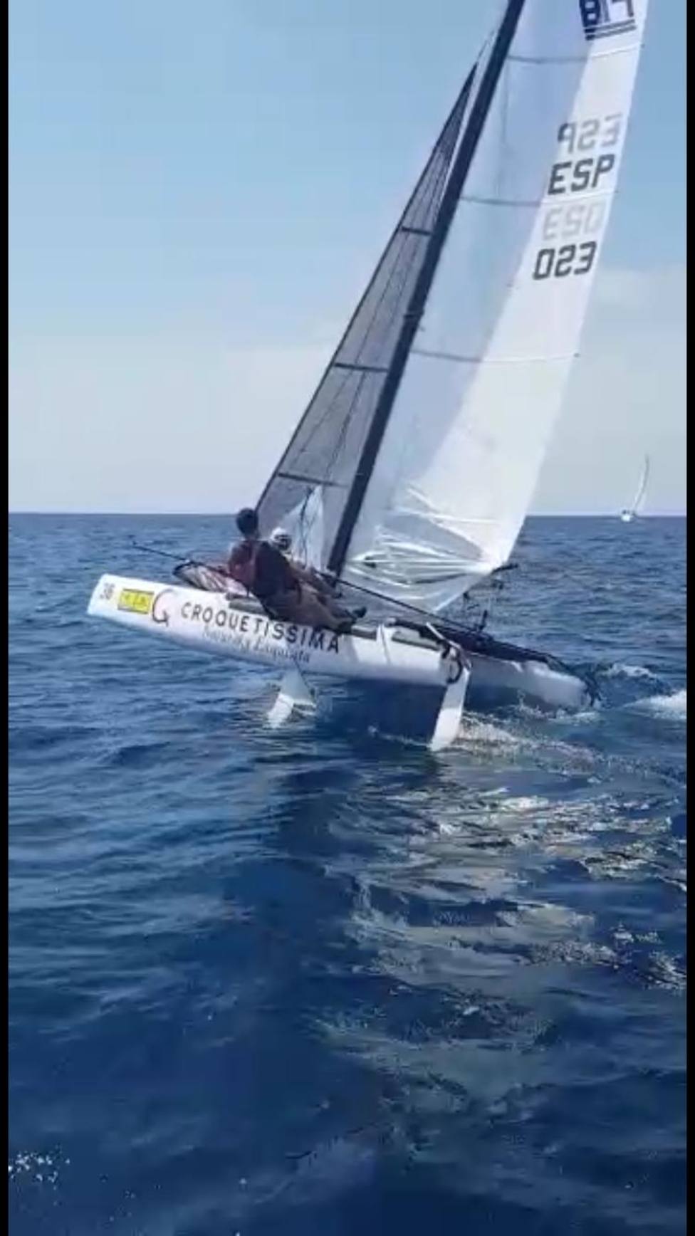 El lorquino Kuko Baños y el aguileño Pablo Asensio participarán en el Campeonato de España de Catamaranes
