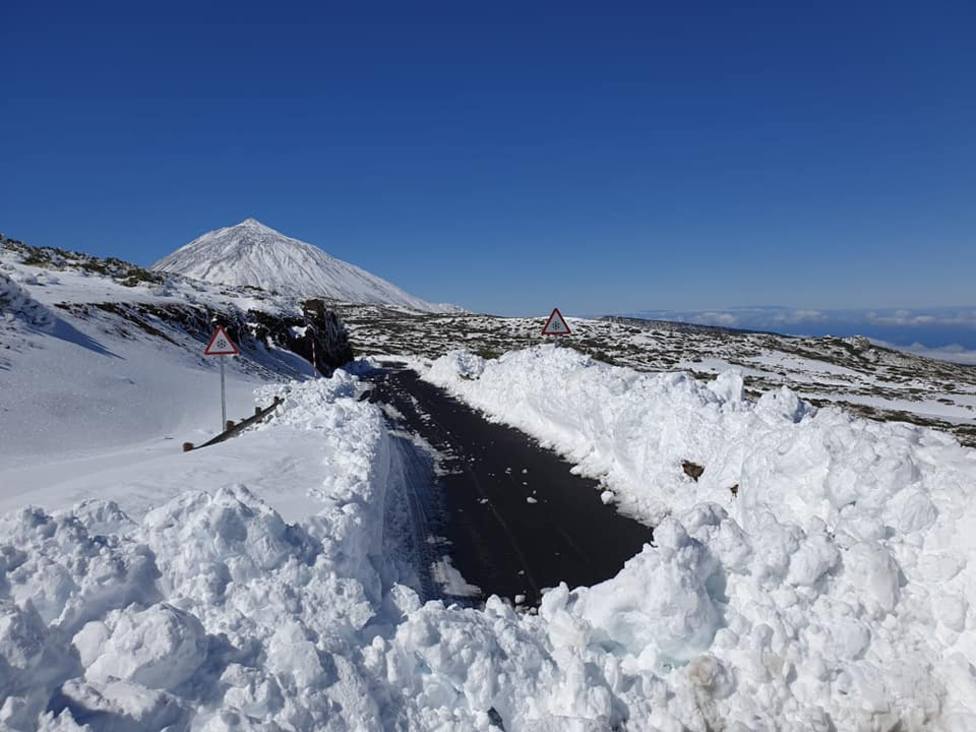 Tenerife y La Palma esperan esta semana la tercera nevada del año