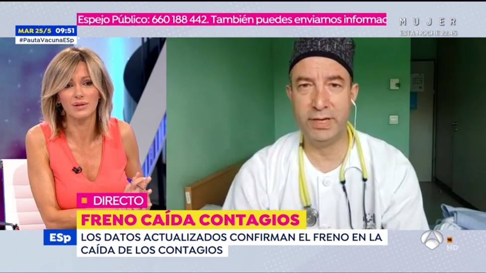 El doctor Carballo aprovecha Espejo Público para exigir a Sánchez un cambio de cara a verano: Otros países