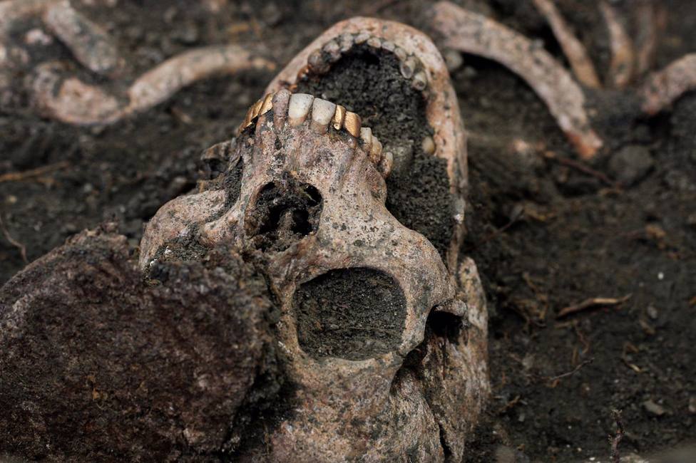 Granada.- Memoria.- Roban un maxilar con dientes de oro de una de las vÃ­ctimas exhumadas en el barranco de VÃ­znar