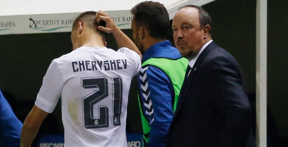 Denis Cheryshev no podía jugar ante el Cádiz al estar sancionado. Reuters.