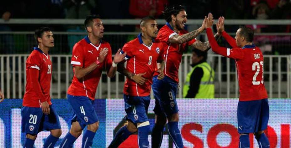 La selección de Chile en un amistoso. (Reuters)