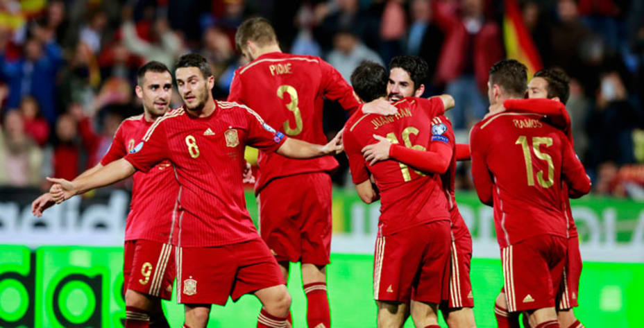 España sumó en noviembre una victoria (Bielorrusia) y una derrota (Alemania). Reuters.