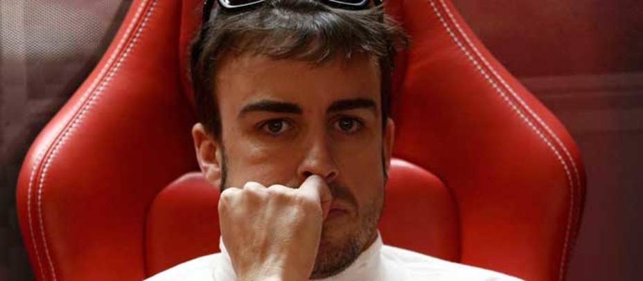 Fernando Alonso, tras los primeros libres en el Gran Premio de China (Reuters)