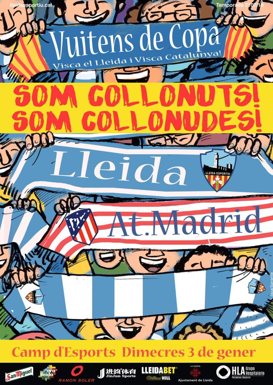 Lleida y Atlético se verán las caras en Copa