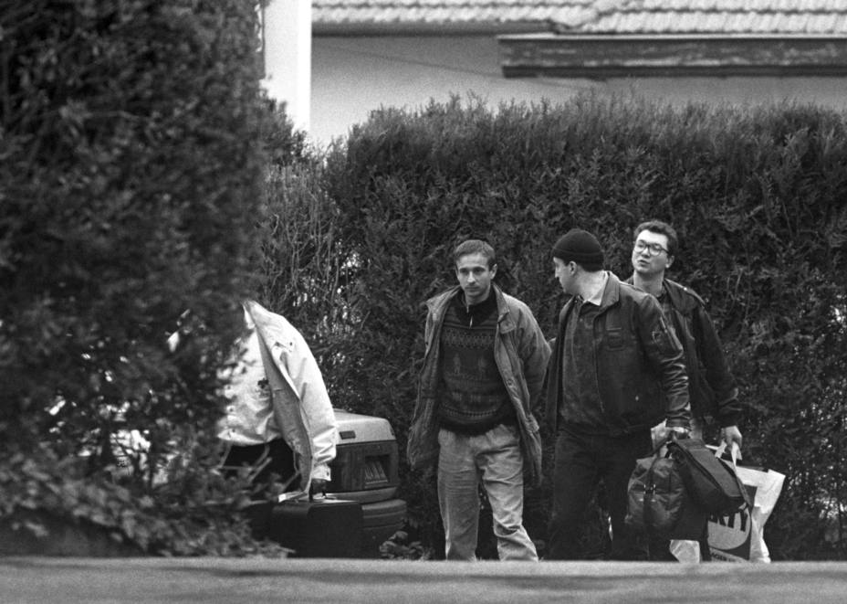 Momento de la detención de la cúpula de ETA en Bidart, Francia, en 1992. EFE