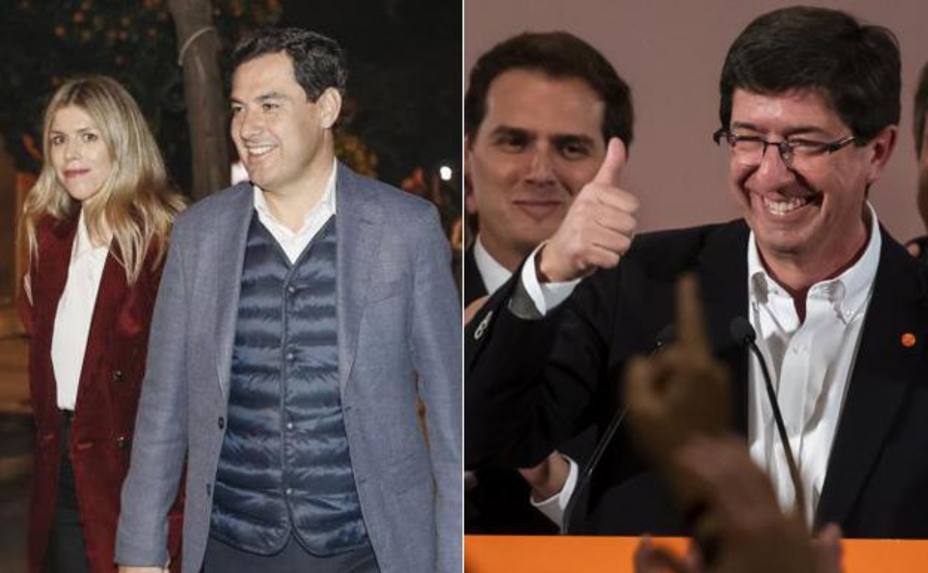 PP y Ciudadanos inician los contactos para alcanzar un acuerdo en Andalucía