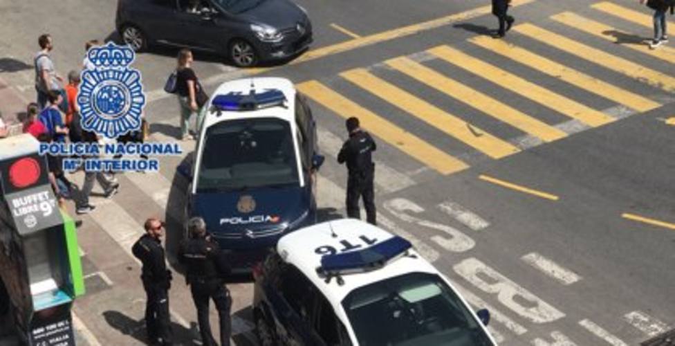 PolicÃ­a nacional coche ladrÃ³n patrulla agentes recursos mÃ¡laga