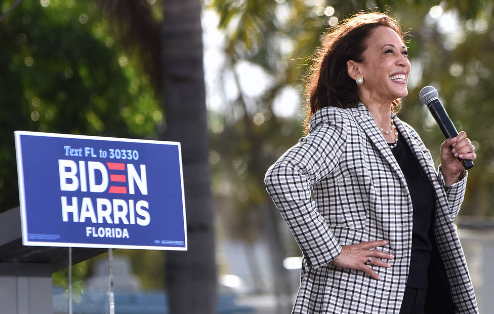 US vice president candidate Kamala Harris in Florida