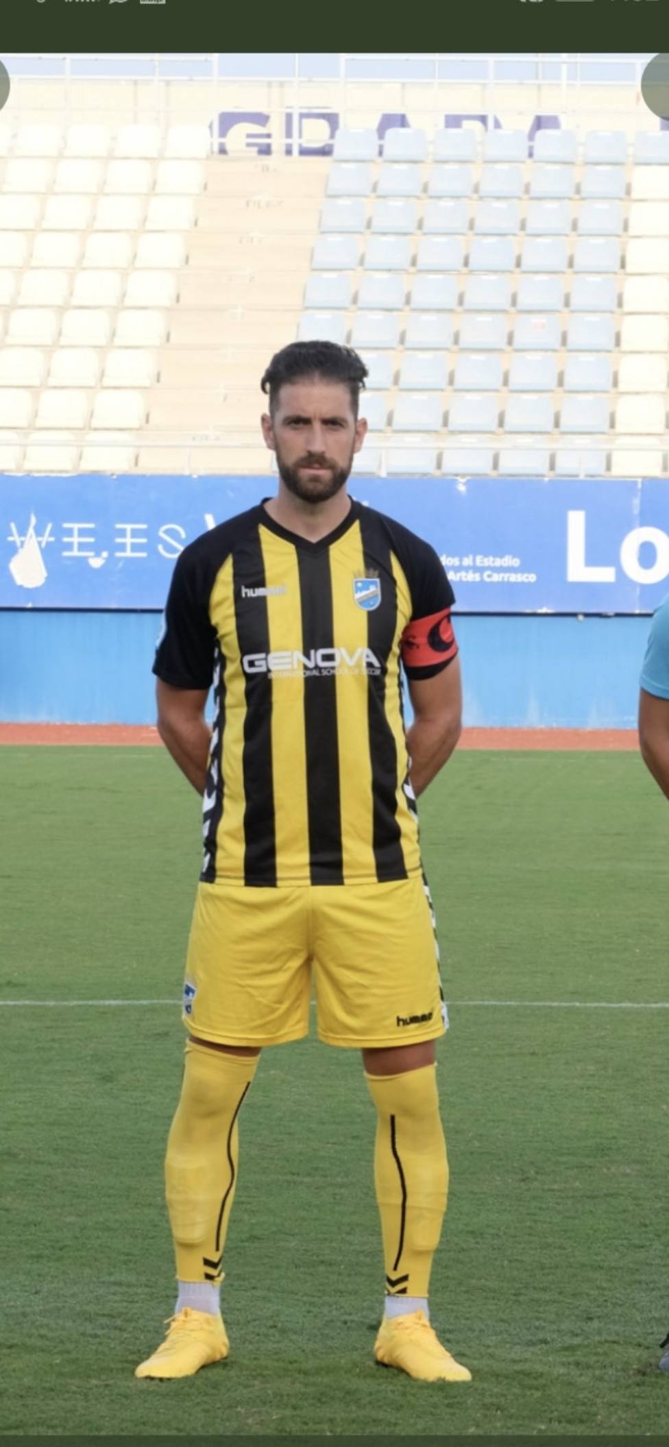 David Valdeolivas, el primer jugador que se marcha del Lorca FC