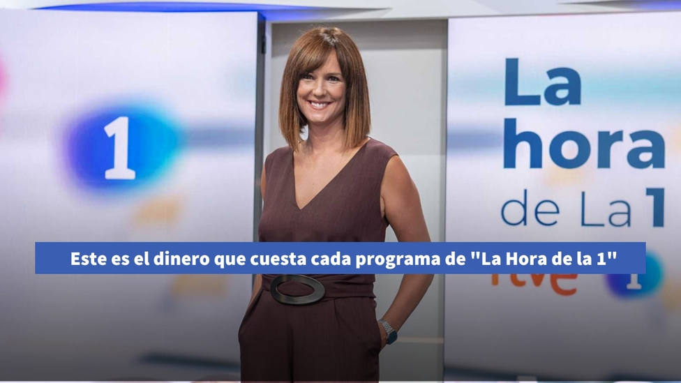 Este es el dinero que cuesta cada programa de La Hora de la 1, el espacio de TVE presentado por Mónica López
