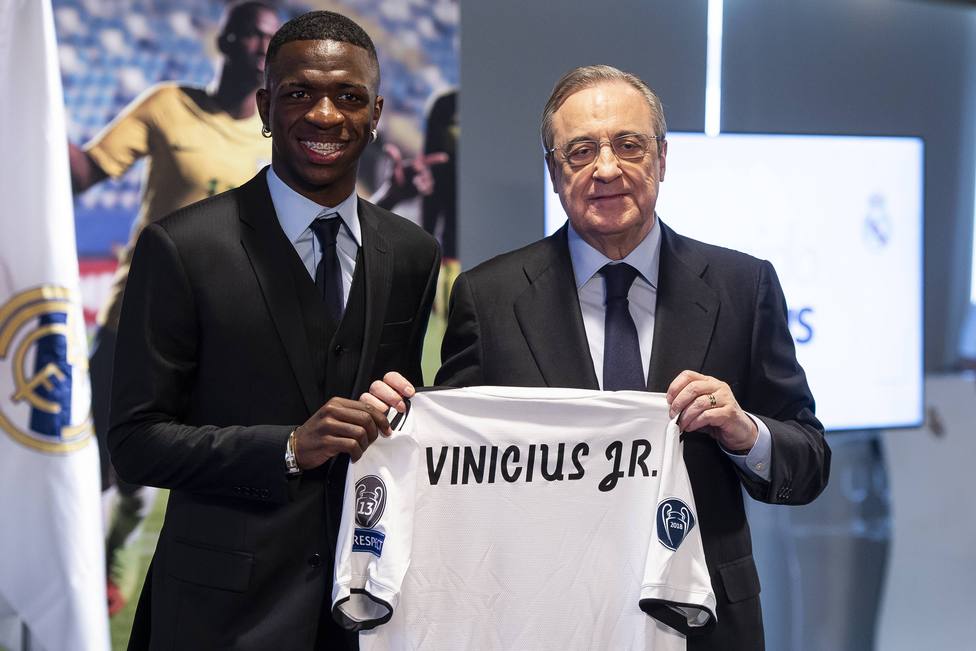 Vinicius presentado oficialmente como jugador del Real Madrid
