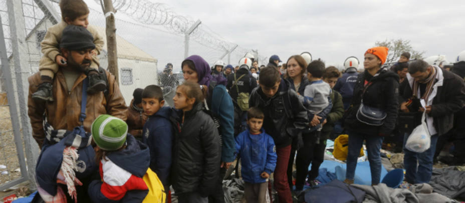 Refugiados en la frontera de Grecia y Macedonia - REUTERS/Yannis Behrakis