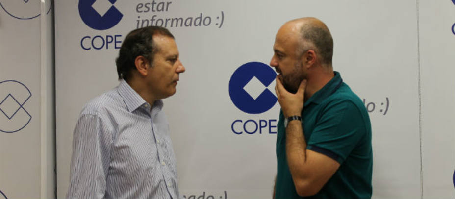 Fernando Rueda con Javi Nieves