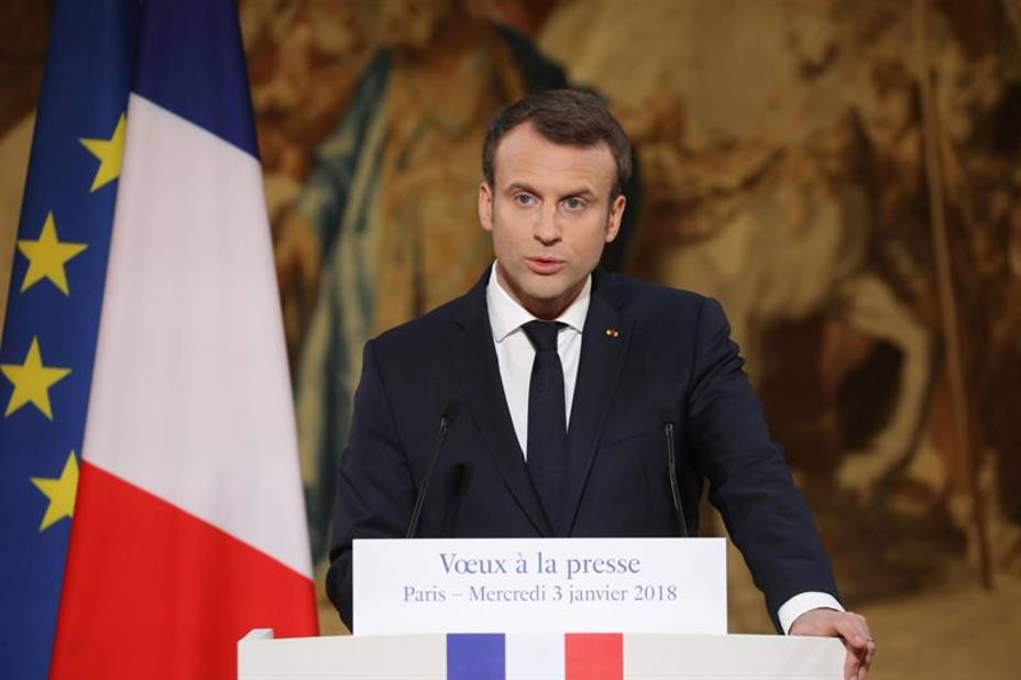 Macron anuncia una ley para combatir las fake news en periodo electoral