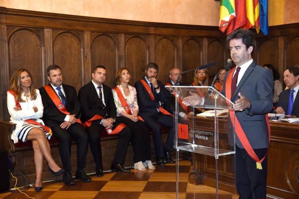 Vox anuncia que apoyará una moción de censura en el Ayuntamiento de Huesca
