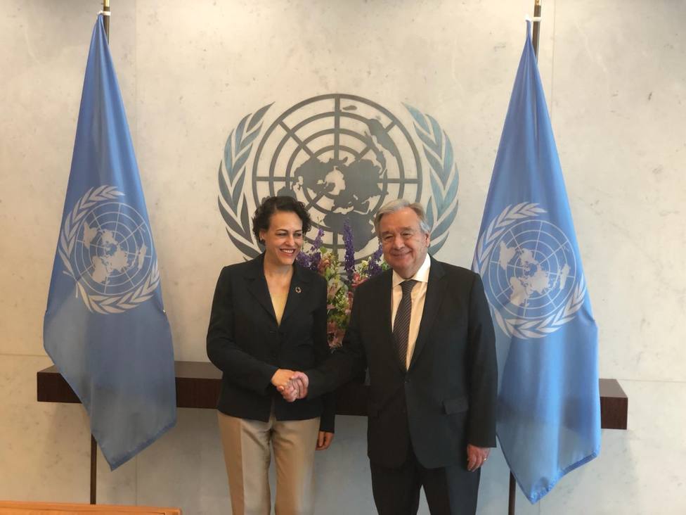 Valerio se reúne en Nueva York con el secretario general de Naciones Unidas