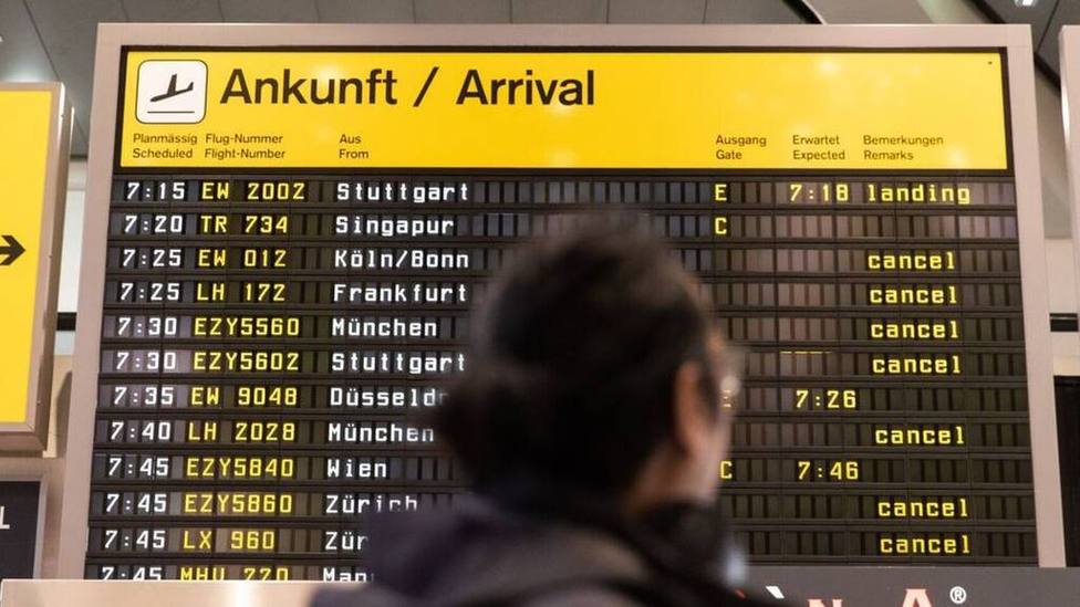 Caos en el aeropuerto de Múnich provocado por un joven español