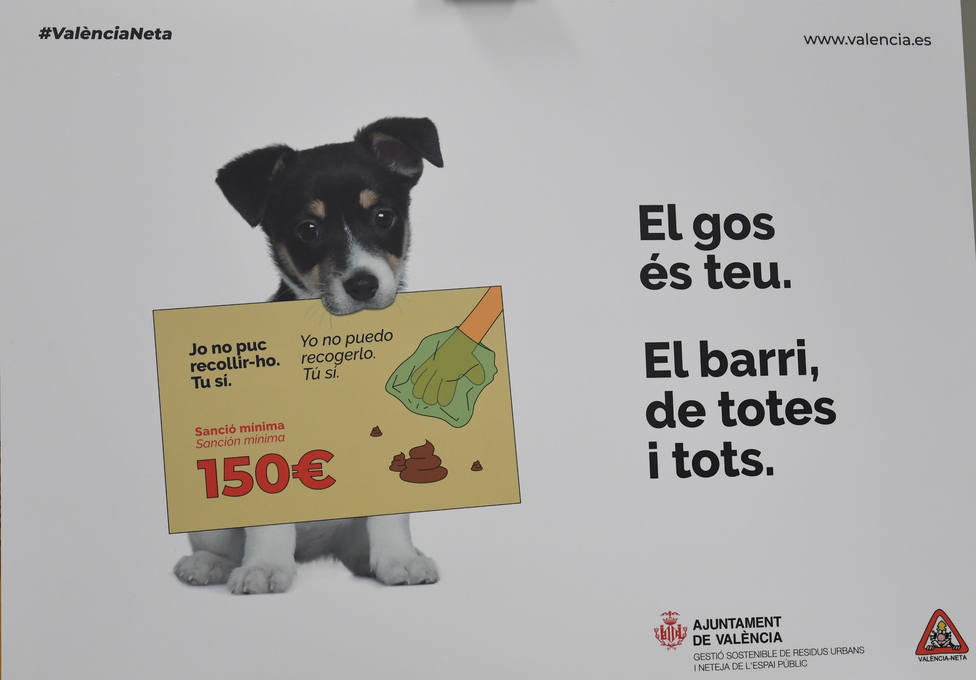 Campaña excrementos perros