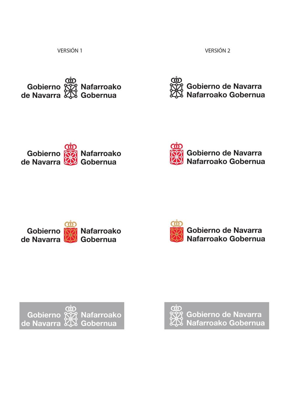 El Gobierno de Navarra modifica su símbolo oficial para que el castellano aparezca antes que el euskera