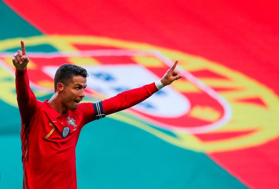 Cristiano Ronaldo celebra su último gol con Portugal (EFE)