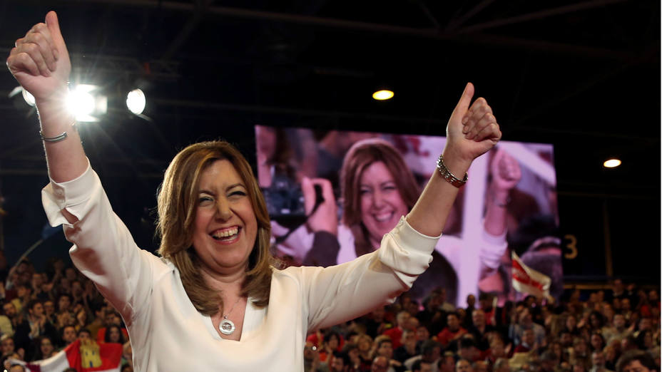 Susana Díaz,anuncia su candidatura a dirigir el PSOE