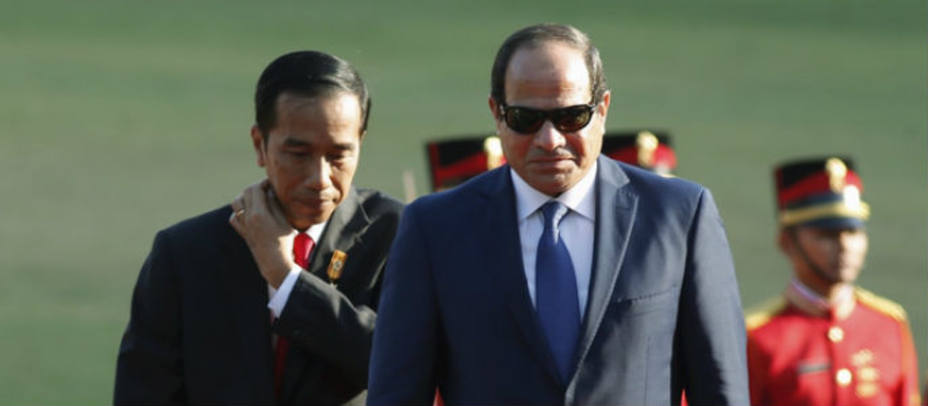 Al Sisi, el presidente egipcio en un reciente viaje a Indonesia. Reuters