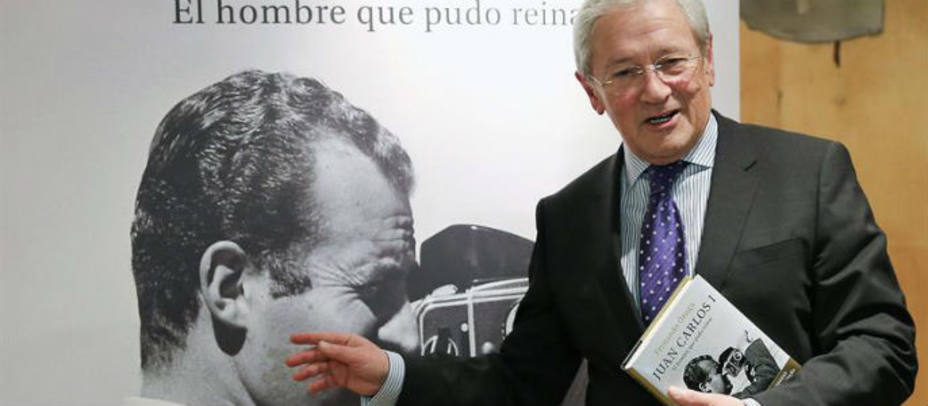 Fernando Ónega en la presetación de libro Juan Carlos I, el hombre que pudo reinar. EFE