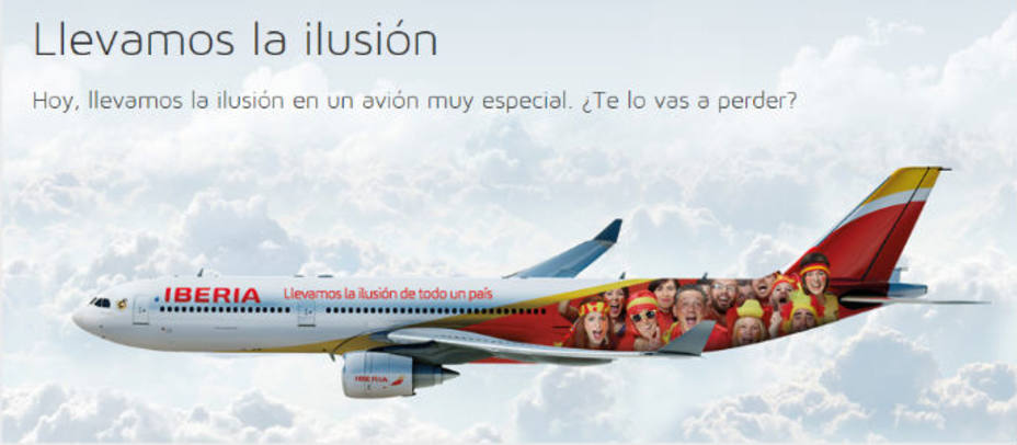 Así es el avión que llevará a la Selección Española a Brasil