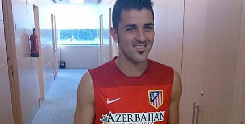 David Villa, nuevo futbolista del Atlético de Madrid (clubatleticodemadrid.com)