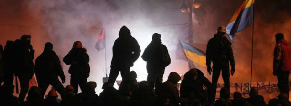 Disturbios en Kiev / foto: EFE